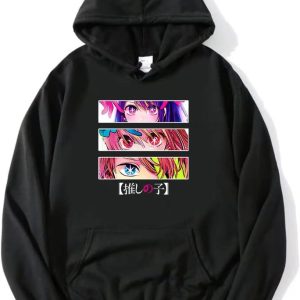 Oshi no Ko Hoodies Unisex Clothing Merch Anime Casual Hooded Sweatshirt